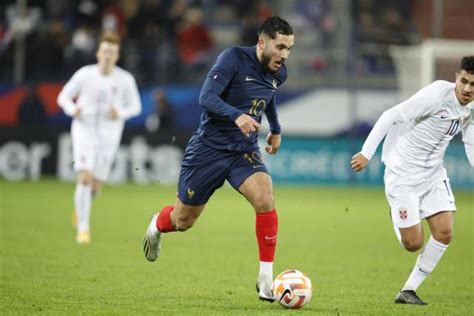 Foot Vis Par L Italie Cherki Pense Aux Jo De Paris Avec Les Bleus