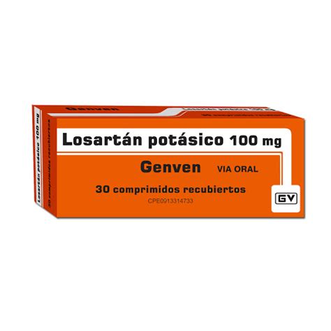 Losartan Pot Sico Genven Mg Tabletas Farmago Somos Que Una