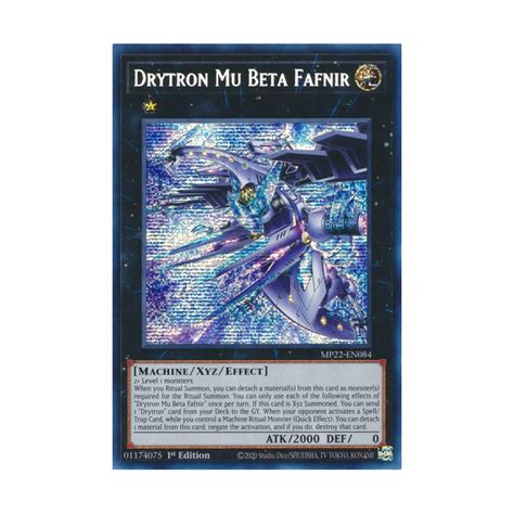 Drytron Mu Beta Fafnir Mp En Prismatic Secret Rare Duelshop