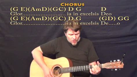 Angels We Have Heard On High Christmas Strum Guitar Cover Lesson In G