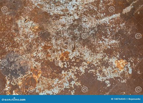 Weathered Old Rusty Metal Texture Stock Image Image Of Grain Rusty