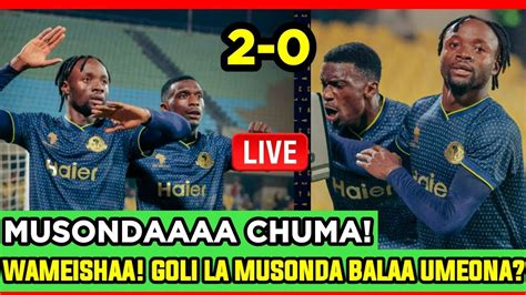 Live Yametimiaaaa Yanga Waleee Fainali Shirikisho Afrika Goli