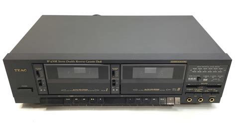 Lot Teac W 450r Stereo Double Reverse Cassette Deck