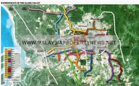 Map of Klang Valley Highways – Existing, Under Construction & Proposed | MainProp.com