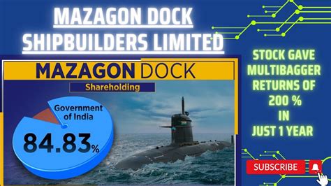 MAZAGON Dock Share Latest News MAZAGON Dock Shipbuilders