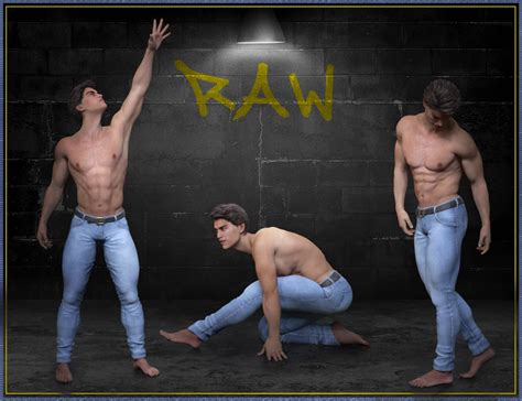 Raw Poses For Genesis 3 Male And Michael 7 Daz 3D