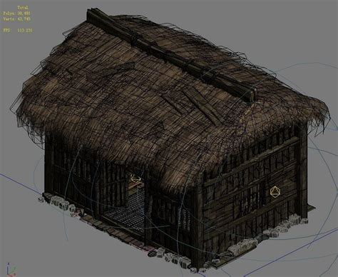 ArtStation - Tribe - house 032 | Game Assets