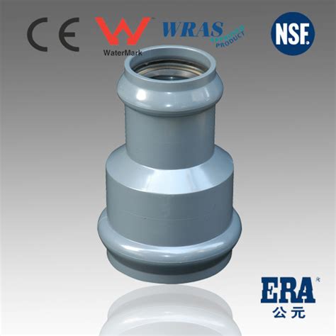 Era UPVC Pressure Fittings Reducer Faucet Reducer With Gasket CE