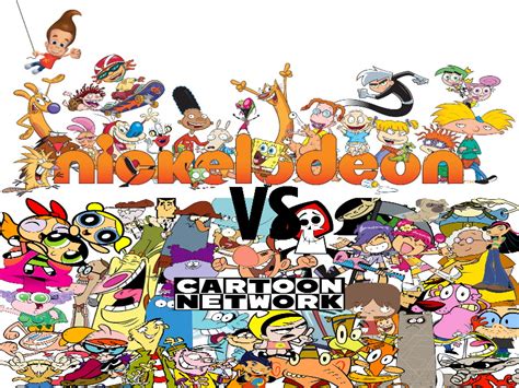 Nickelodeon vs. Cartoon Network by mnwachukwu16 on DeviantArt