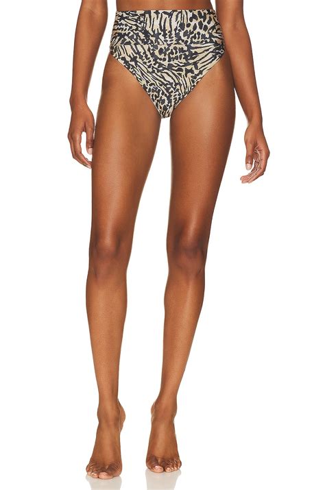 BEACH RIOT Highway Bikini Bottom In Amour Leopard REVOLVE