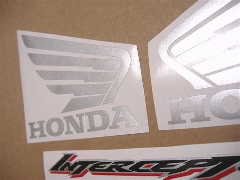 Honda VFR 800fi Abs RC46 Interceptor 2007 Decal Set Blue Model Moto