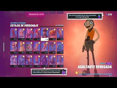 Atunado Asaltante Renegada Gameplay Fortnite C T Youtube