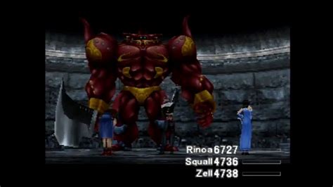 Red Giant Final Fantasy Viii Boss Battle Youtube