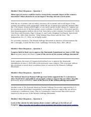 Module His Applied History Docx Module Short Responses