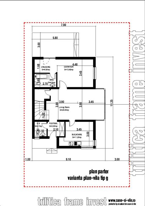 Case Planuri Proiecte Proiect Vila Tip G