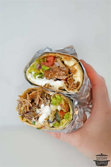 Pulled Pork Burritos - Sunday Supper Movement