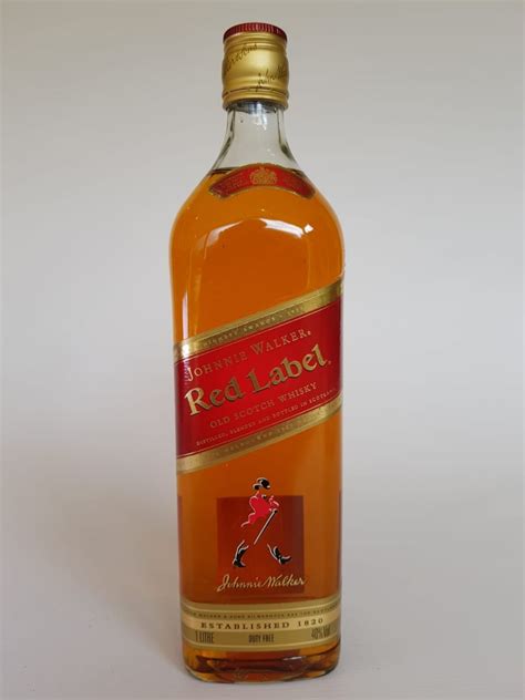 Whisky Johnnie Walker Red Label 1 Litro Leiloar Online