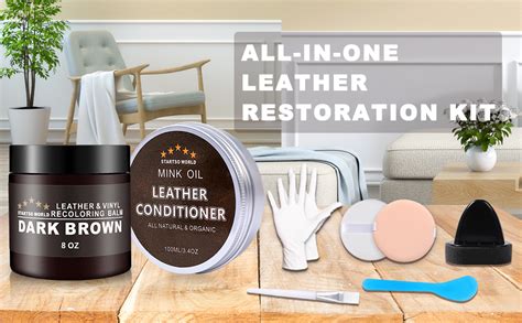 Leather Recolouring Balm Mink Oil Leather Restore Cream Dark Brown