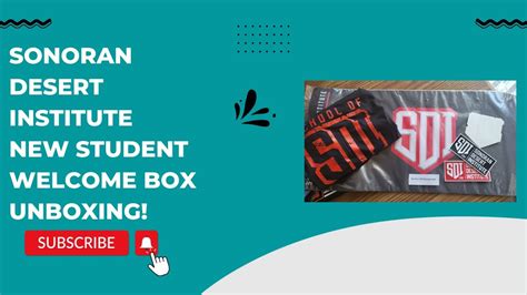 Sonoran Desert Institute New Student Welcome Box Unboxing Youtube