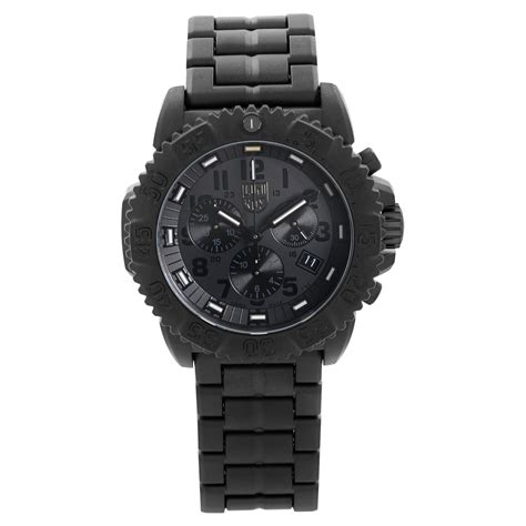 Luminox Navy Seal Colormark Carbon Black Dial Quartz Mens Watch XS 3067