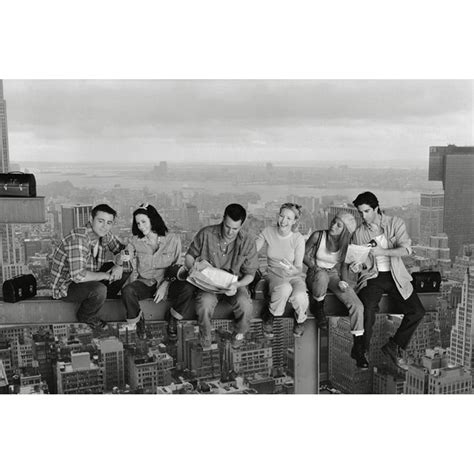 Friends Tv Show Poster Print The Friends Sitting On Girder