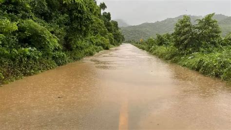 Huracán Otis provoca daños en las principales carreteras de Guerrero