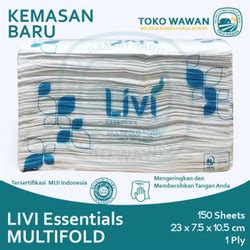 Jual Tissue Livi Evo Towel Multifold Sheet Dus Karton Isi