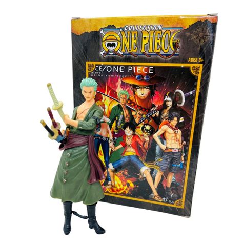 Boneco Roronoa Zoro One Piece Caixa Action Figure Anime Est Tua