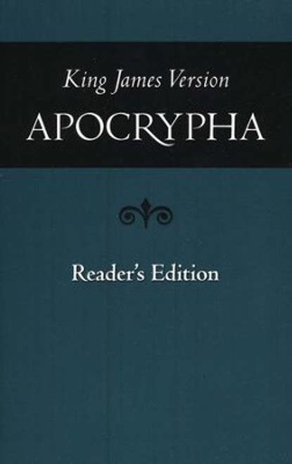 King James Version Apocrypha, Reader's Edition