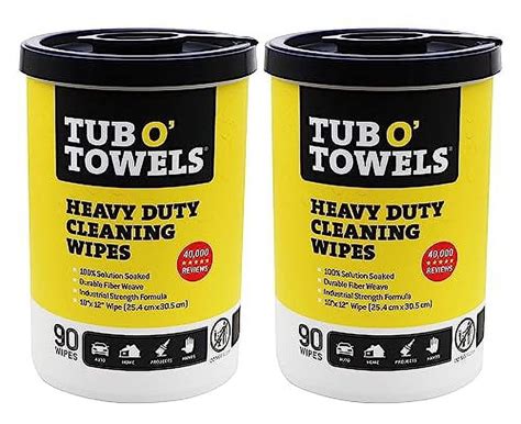 Tub O Towels Tw Pack Wiping Cloths X Heavy Duty