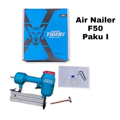 Jual Mesin Paku Tembak Air Nailer Tiger Tipe F Model Paku I Paku