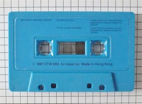 1986 Ideal Sesame Street Story Magic Cassette Tape ~ Big Bird S Amazing Dream 1878561684