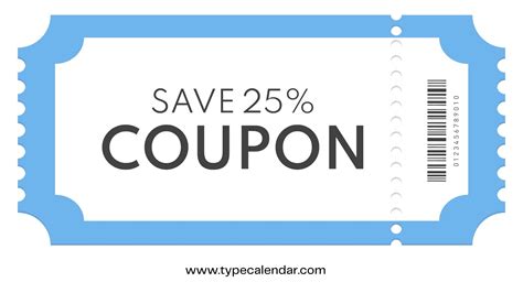 Free Printable Coupon Templates Word Pdf