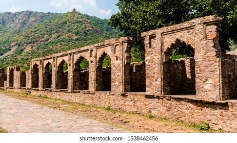 Spooky Ruins Bhangarh Fort Most Haunted Stock Photo