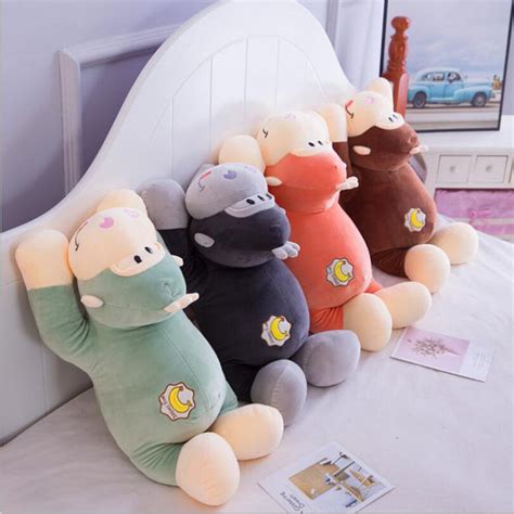 Cute Cartoon Monkey Plush Toys Stuffed Animal Monkey Doll Pillows