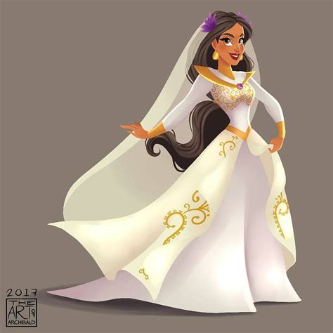 Disney Princess Jasmine Wedding Dress