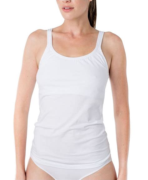 Elita Essentials Cotton Stretch Built Up Camisole Macys