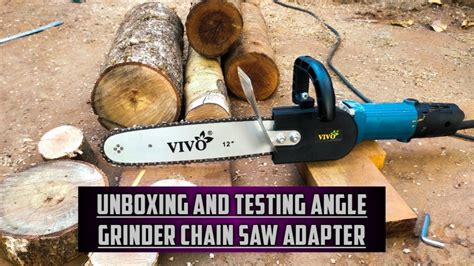 Unboxing And Checking Angle Grinder Chain Saw Attachment 12 Inch