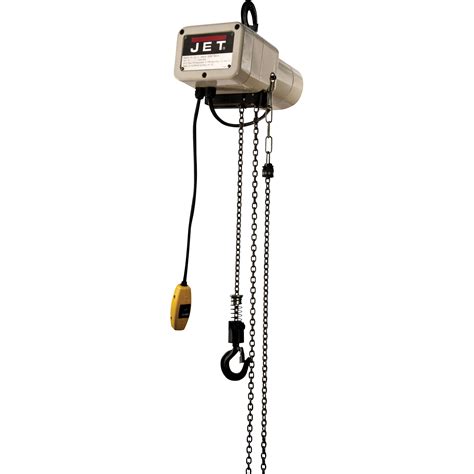 Jet Jsh Series Electric Chain Hoist — 18 Ton Capacity 10ft Lift 1 Phase Model Jsh 275 10