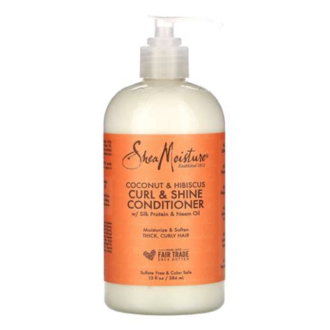 Balsam Shea Moisture Coconut And Hibiscus Curl And Shine Conditioner 384ml Daza Haircare