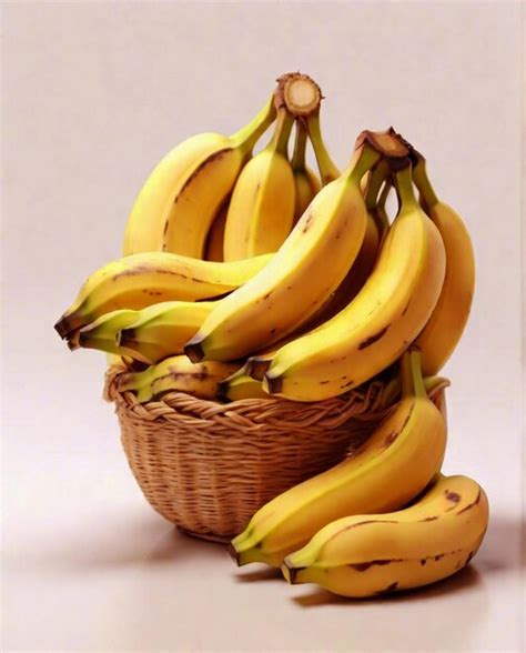 Premium Ai Image Bananas Bunch White Background