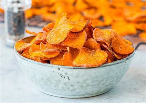 Batata Chips Na Airfryer Chips De Batata Doce Na Air Fryer E No Forno