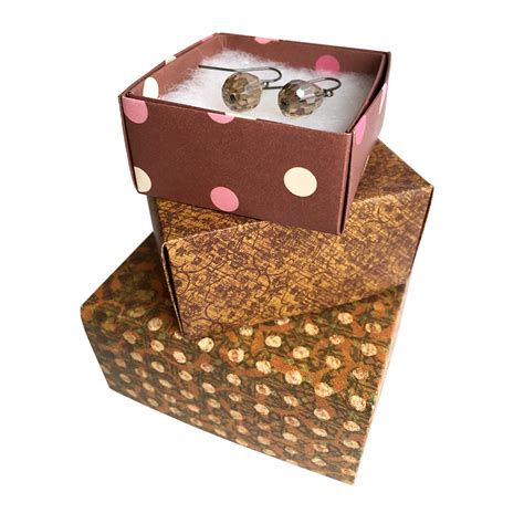 Handmade Square Brown Gift Boxes | Baubles & Trinkets