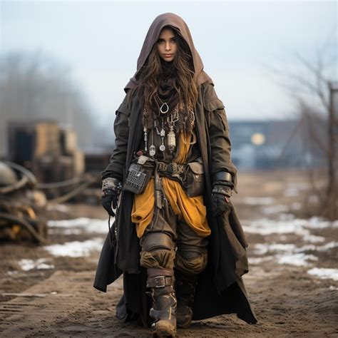 Post Apocalyptic Fashion | Premium AI-generated image