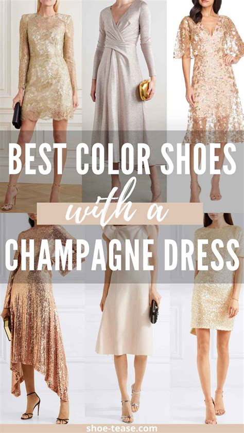 What Color Shoes With A Champagne Dress 8 Options