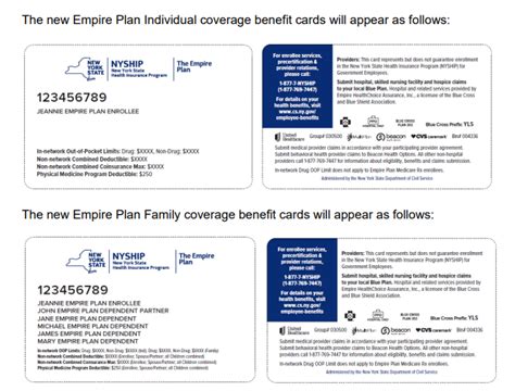 New Empire Plan Benefit Cards Issued For All Enrollees And Covered