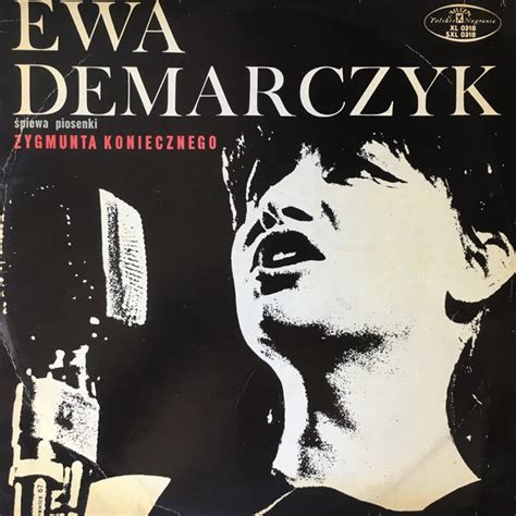 Ewa Demarczyk Piewa Piosenki Zygmunta Koniecznego Vinyl