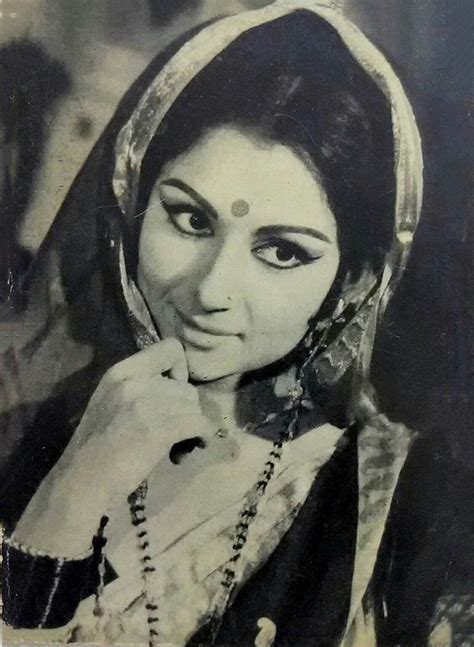 Vintage 70s Photo Of Sharmila Tagore Beautiful Bollywood Actress Old