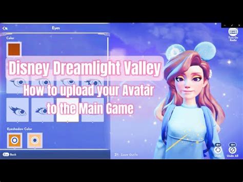 How To Import Your Avatar On Disney Dreamlight Valley Youtube