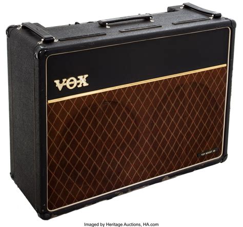 1968 Vox Ac30 Black Guitar Amplifier 13492 Tb Musical Lot 51139 Heritage Auctions